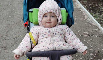 Сбор на вертикализатор для двухлетней Алины